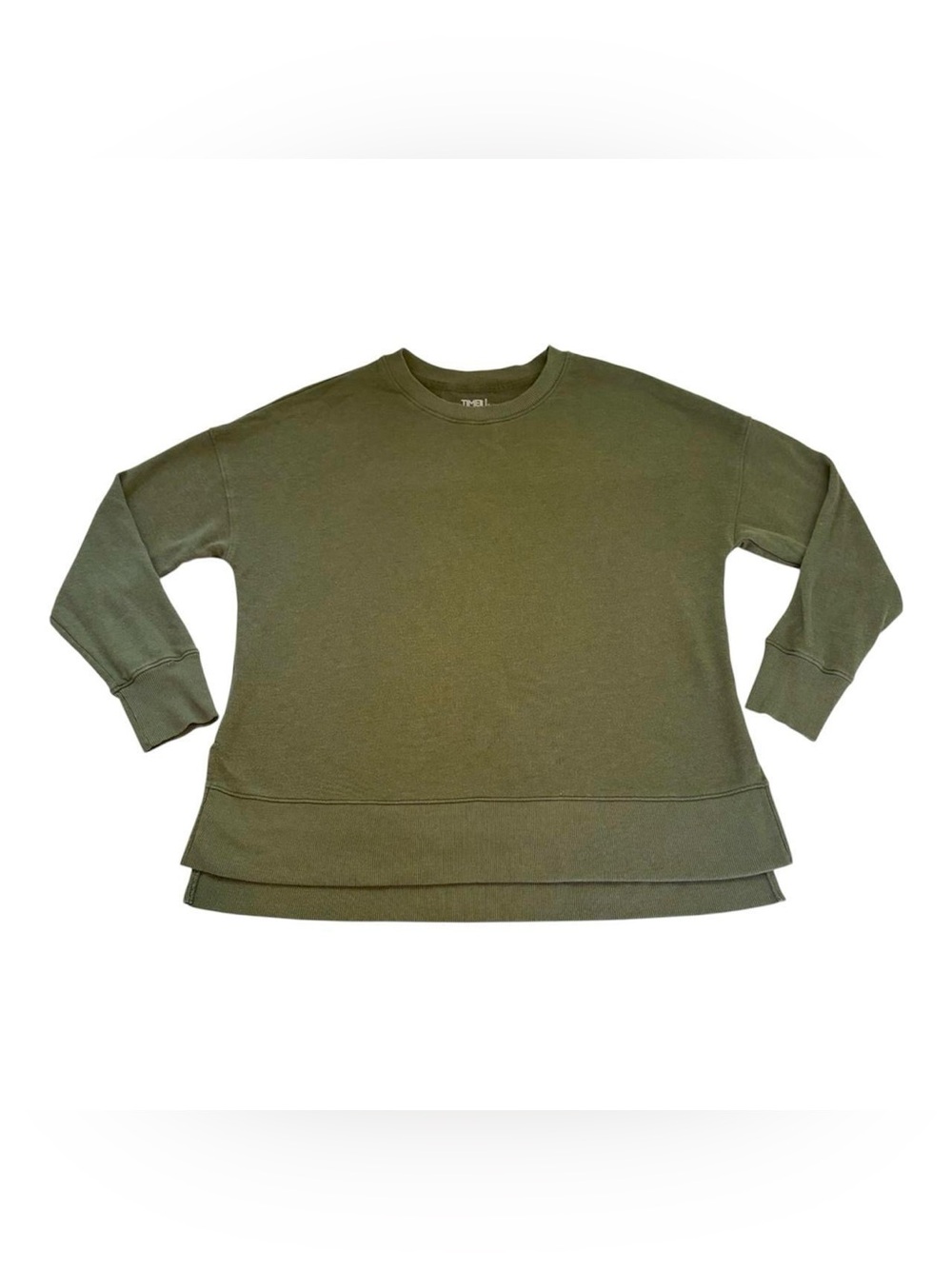 Time & Tru Green Sweatshirt